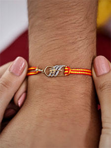 Trishul Shivling Rakhi cum Pendant