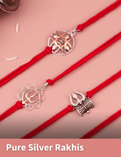Pure Silver Rakhi