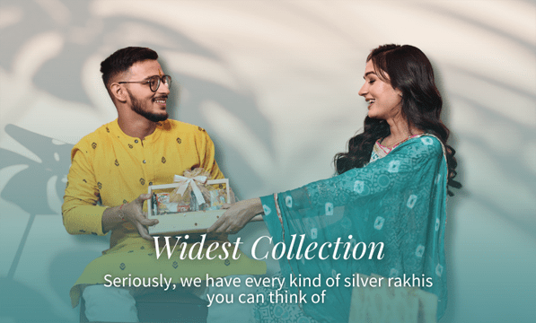 Widest Collection - Silver Rakhi