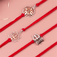 Shiva Silver Rakhi